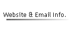 Website & Email Info.